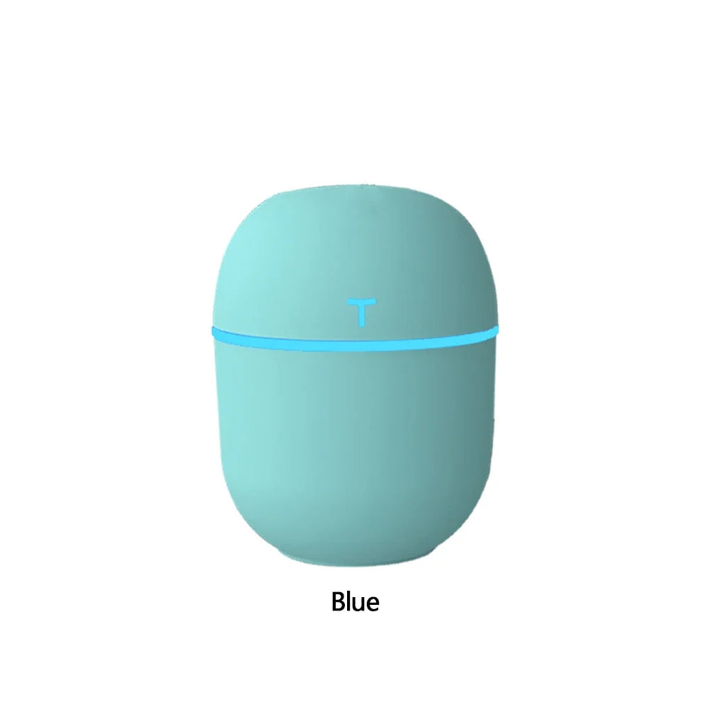Mini Humidificateur Ultrasonique 220ml — Veilleuse LED, 2 Modes de Brume & Arrêt Auto 3,5h