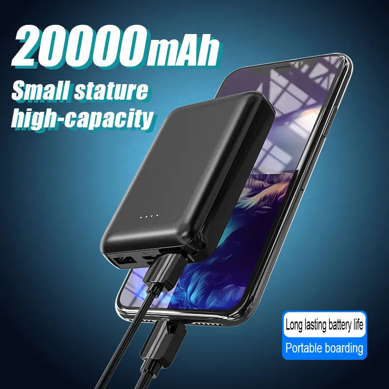 Chargeur USB Portable 20000mAh, charge rapide, batterie externe, gilet chauffant, veste, écharpe, chaussettes, équipement de gants, nouveau