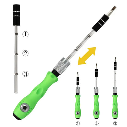 Kit Tournevis Précision 32-en-1 Galacok — 30 Embouts Magnétiques, Acier Chrome-Vanadium, Étui Compact