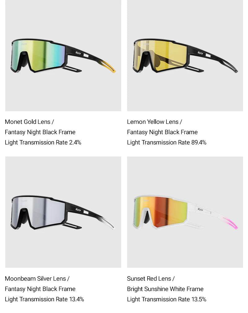 SCVCN vélo cyclisme lunettes mode sport lunettes de soleil vélo accessoires Golf Camping Wen femmes UV400 équipement de conduite en plein air