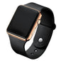 Montre Digitale LED Sport CK1500 — Bracelet Silicone, Cadran Rectangle, Unisexe