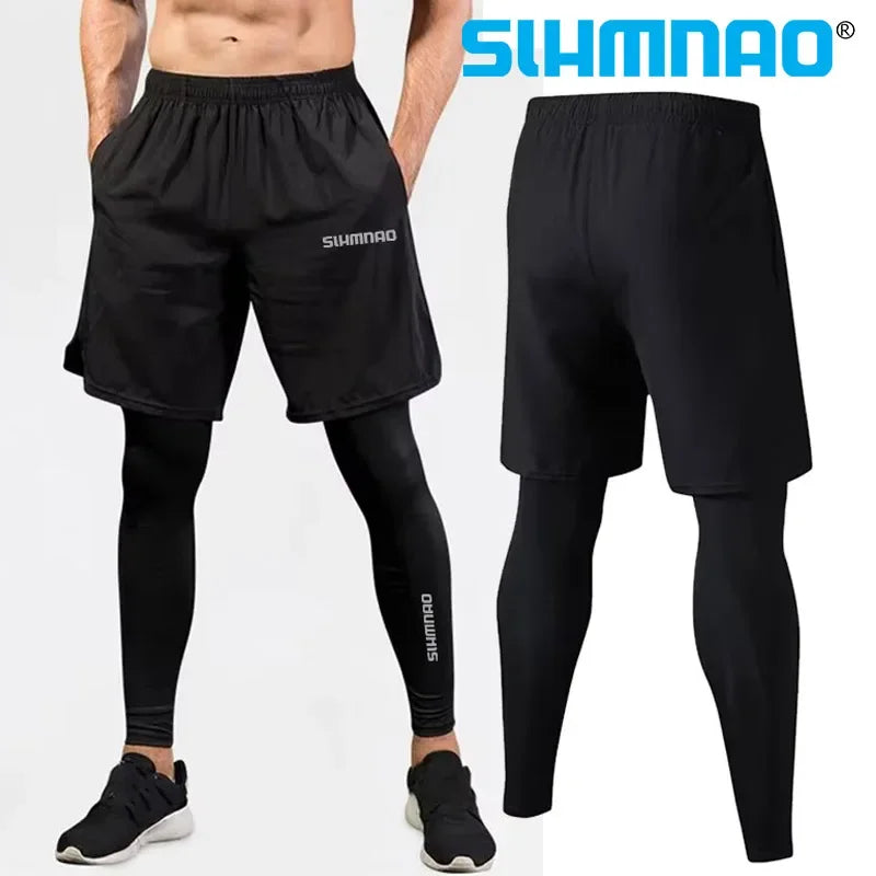 Men's Stretch Cycling Pants — Quick-Dry Running & Outdoor Tights | TechNova X