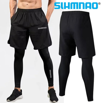 Men's Stretch Cycling Pants — Quick-Dry Running & Outdoor Tights | TechNova X