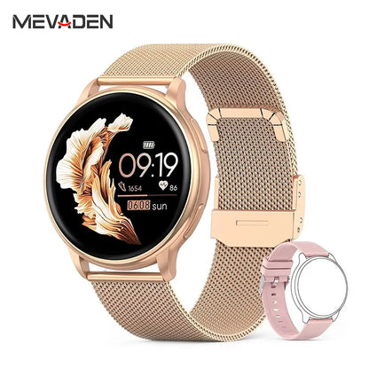 MEVADEN-Montre intelligente d'appel Bluetooth pour hommes et femmes, montres à cadran personnalisé, tracker de fitness sportif, fréquence cardiaque, Android IOS, Y22