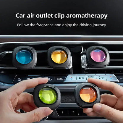 Clip Parfum Voiture Aromathérapie — Extraits Naturels, Anti-Odeurs & 5 Couleurs