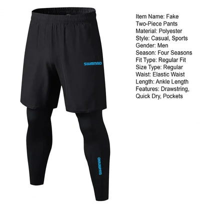 Men's Stretch Cycling Pants — Quick-Dry Running & Outdoor Tights | TechNova X