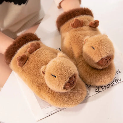 Adulte Capybara Robes Onesies Pyjamas Dessin Animé Pyjama Animal Kigurumi Pantoufle Halloween Cosplay Costumes Chaud Vêtements De Nuit Combinaison