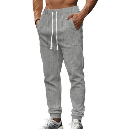 Pantalon de Jogging Homme Couleur Unie — Style Américain | Coupe Ample | Cordon de Serrage | Poches | 5 Coloris | S–XXXL