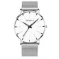 Montre Quartz Minimaliste Homme DIJANES KL959 — Ultra-Fine 8 mm, Bracelet Maille ou Cuir, Verre Hardlex, 9 Coloris | TechNova X