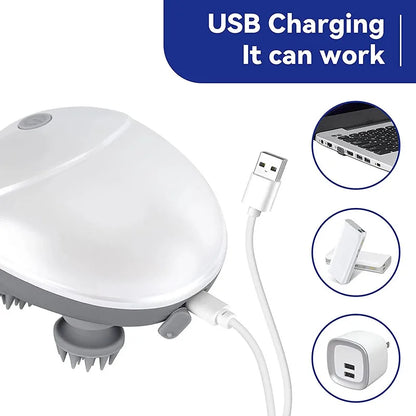 Ohio eur Électrique pour Chat, pour les Jambes, les Bras, le Cou, les Tissus Profonds, la Tête, le Cuir oral elu, Pétrissage, Dispositif Vibrant