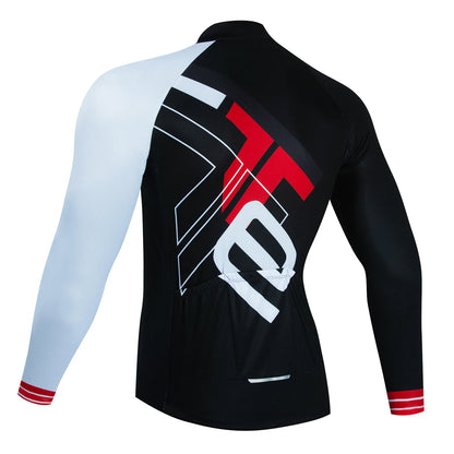 Men's Long Sleeve Cycling Jersey — Breathable Road & MTB Shirt | TechNova X