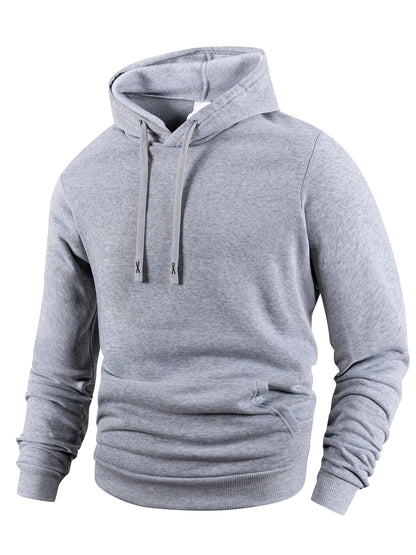Sweat à capuche à manches longues PVD pour hommes et femmes, pull polyvalent, streetwear décontracté, monochrome, automne, printemps