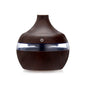Humidificateur Ultrasonique 300ml Design Bois — LED 7 Couleurs, Commande Tactile & USB 5V