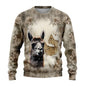 Sweat-shirt Unisexe Imprimé 3D — Animaux de Ferme | Style Harajuku Y2K | Col Rond | Enfant & Adulte | XS–6XL