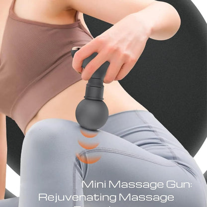 Mini electric massager, handheld massage gun, neck and waist muscle massage tool, vibration massage, can relax the whole body
