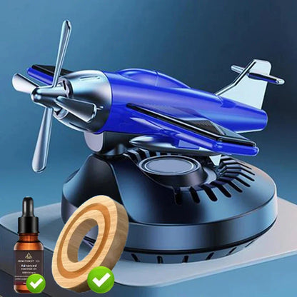 Nouveau désodorisant solaire pour voiture, hélicoptère, ornements de voiture, accessoires de décoration, hélice rotative, diffuseur de parfum aromatisant automatique