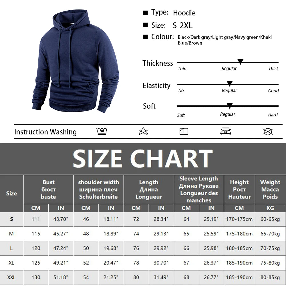 Sweat à capuche à manches longues PVD pour hommes et femmes, pull polyvalent, streetwear décontracté, monochrome, automne, printemps