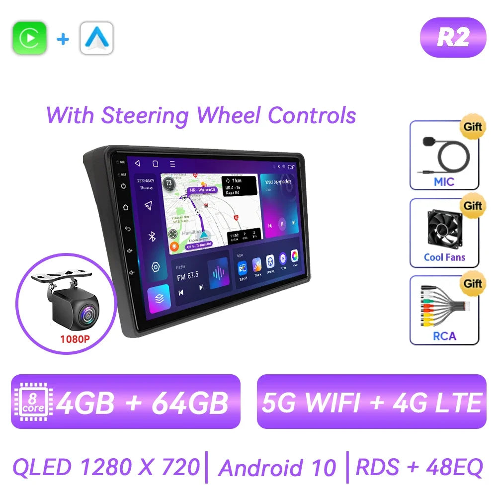 Autoradio Android avec Écran Tactile, Navigation GPS, Carplay, Lecteur de Limitation, pour Voiture Fiat Ducato, KIT Boxer, Crystal en Jumper 2 (2006 2007 2008 2009 2010 2011 2012 2013 2014 2015 2016 2017 2018 2021)