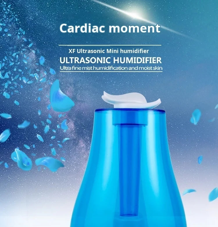 Humidificateur Ultrasonique 4L — Double Pulvérisation, Arrêt Auto & Contrôle Tactile