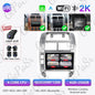 Autoradio Android 16 pour Volkswagen VW Polo MK4 6Q 9N 9N3 2004-2009 Lecteur multimédia Stéréo auto WiFi Navigation autoradio 4G