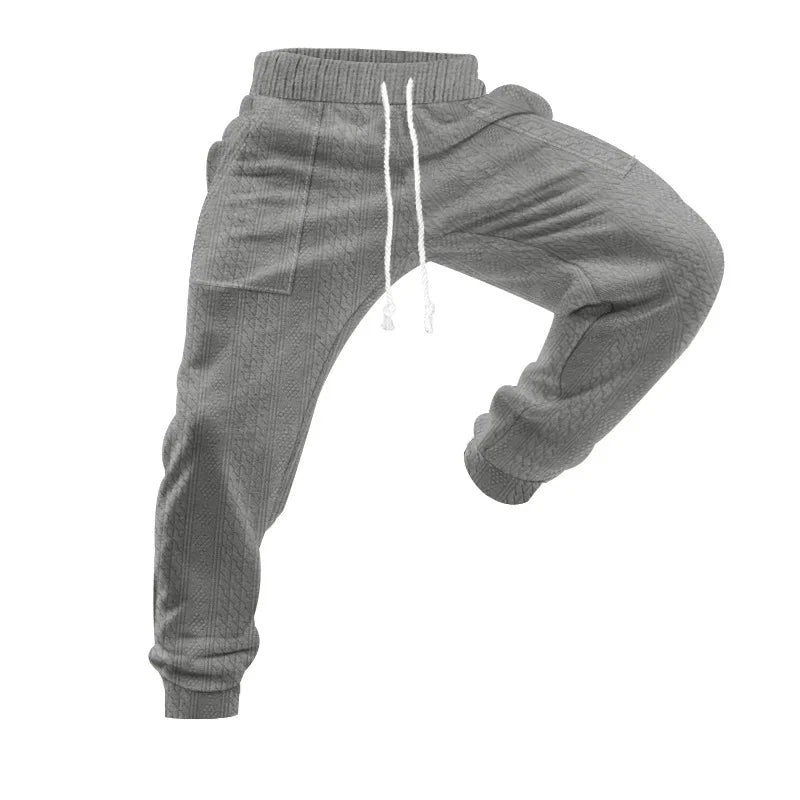 Pantalon Jogging Homme — Coupe Ample | Ceinture Élastique & Cordon | Poches | Casual | 5 Coloris | S à XXXL
