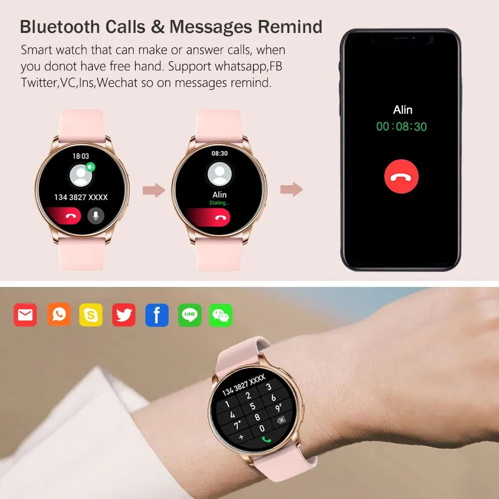 MEVADEN-Montre intelligente d'appel Bluetooth pour hommes et femmes, montres à cadran personnalisé, tracker de fitness sportif, fréquence cardiaque, Android IOS, Y22