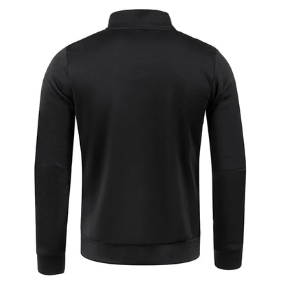Pull Col Roulé Homme — Demi-Fermeture Éclair | Polyester Tricoté | Couleur Unie | Printemps Automne | 6 Coloris | M à 4XL
