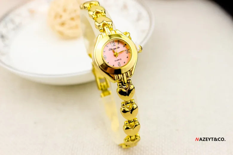 Montre Femme Quartz Rétro Chiffres Romains MOONBIFFY — Bracelet Acier Inox, Style Vintage Luxe, 11 Coloris