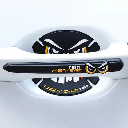 Autocollants de bol de porte de voiture, rétroviseur, sourcils de pluie, poignée de porte de voiture, autocollant réfléchissant, bande de protection universelle anti-rayures