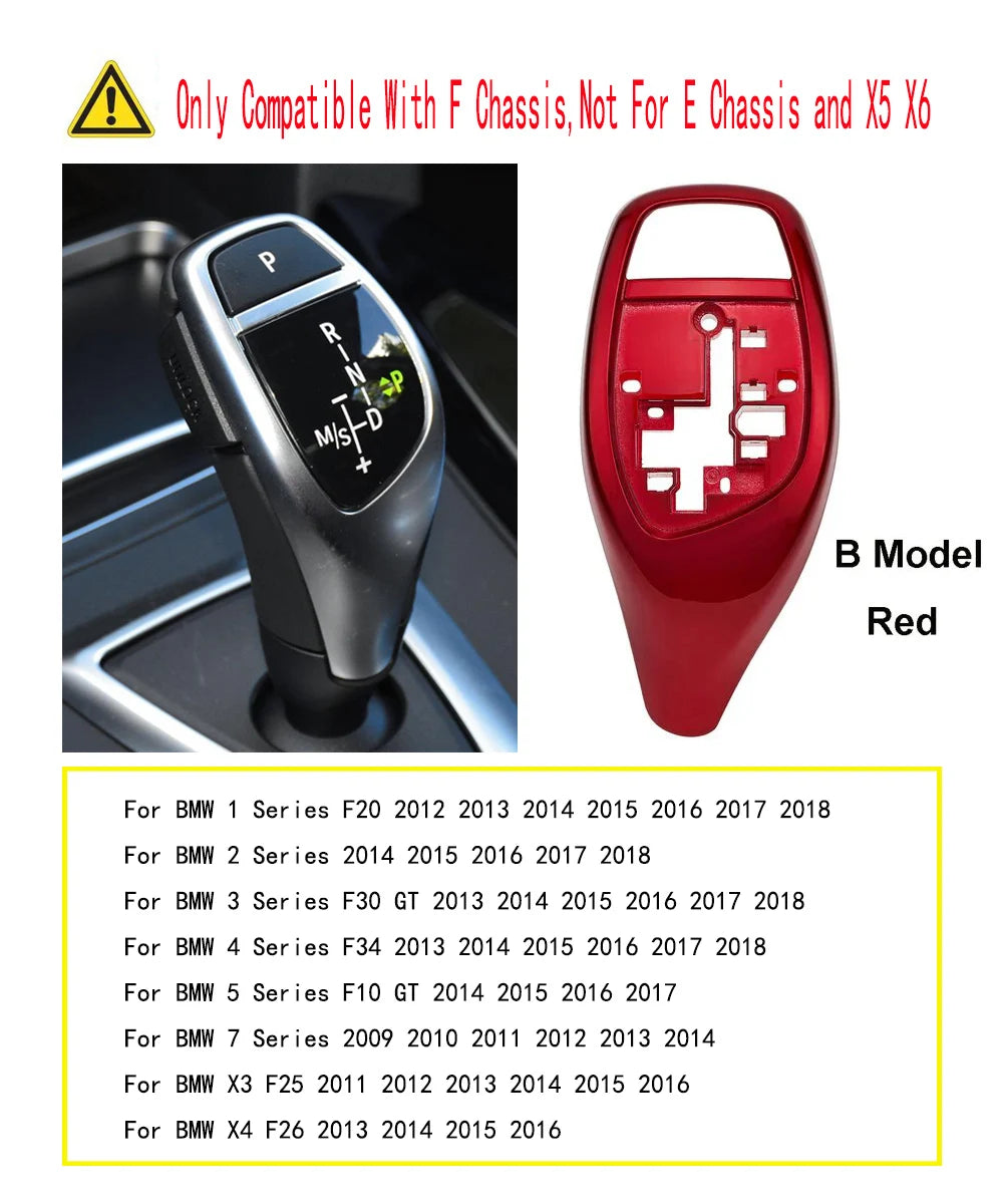 Couvercle de Levier de Changement de Vitesse de Voiture, pour BMW Série 1 2 3 5 7 F10 F11 F01, Châssis M3 M5 F30 F25 F