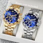 Lot 2 Montres Quartz Homme Business — Grand Cadran 45 mm, Boîtier Alliage, Chiffres Arabes, 4 Styles | TechNova X