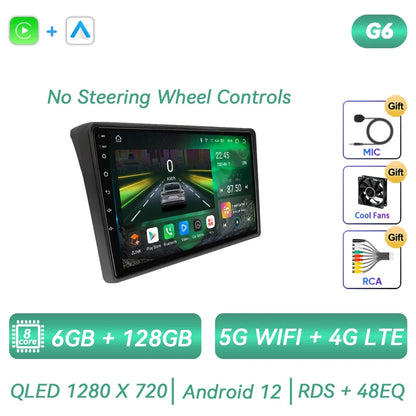 Autoradio Android avec Écran Tactile, Navigation GPS, Carplay, Lecteur de Limitation, pour Voiture Fiat Ducato, KIT Boxer, Crystal en Jumper 2 (2006 2007 2008 2009 2010 2011 2012 2013 2014 2015 2016 2017 2018 2021)