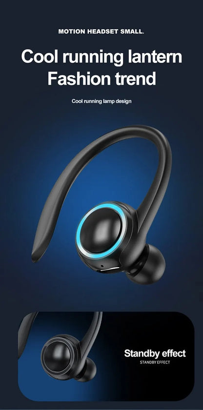 TWS Sport Earbuds — Ear Hook, HIFI & Noise Cancelling