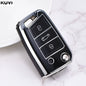 Juste de clé de voiture en TPU, porte-clés pour VW Volkswagen Golf 7, MK7, Tiguan MK2, RosemAteca, Valentine FR 2, Ibiza, Skoda Octavia, 3, 4 boutons