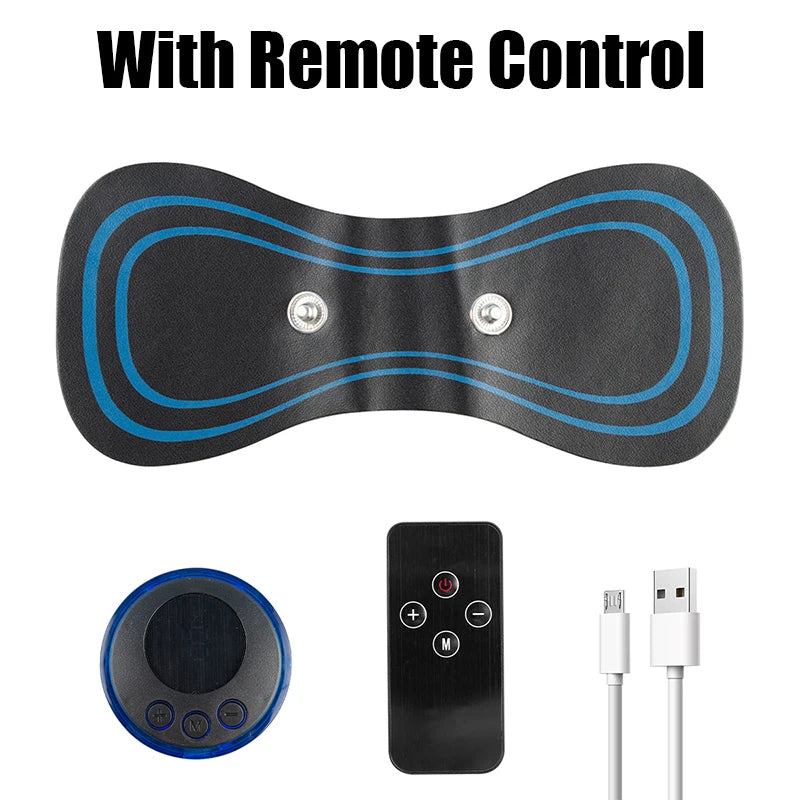 EMS Electric Neck Massager, Muscle Stimulation Instrument, back, neck and calf patches, joint pain, low-frequency massager