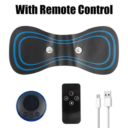 EMS Electric Neck Massager, Muscle Stimulation Instrument, back, neck and calf patches, joint pain, low-frequency massager