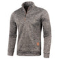 Pull Col Roulé Homme — Demi-Fermeture Éclair | Polyester Tricoté | Couleur Unie | Printemps Automne | 6 Coloris | M à 4XL