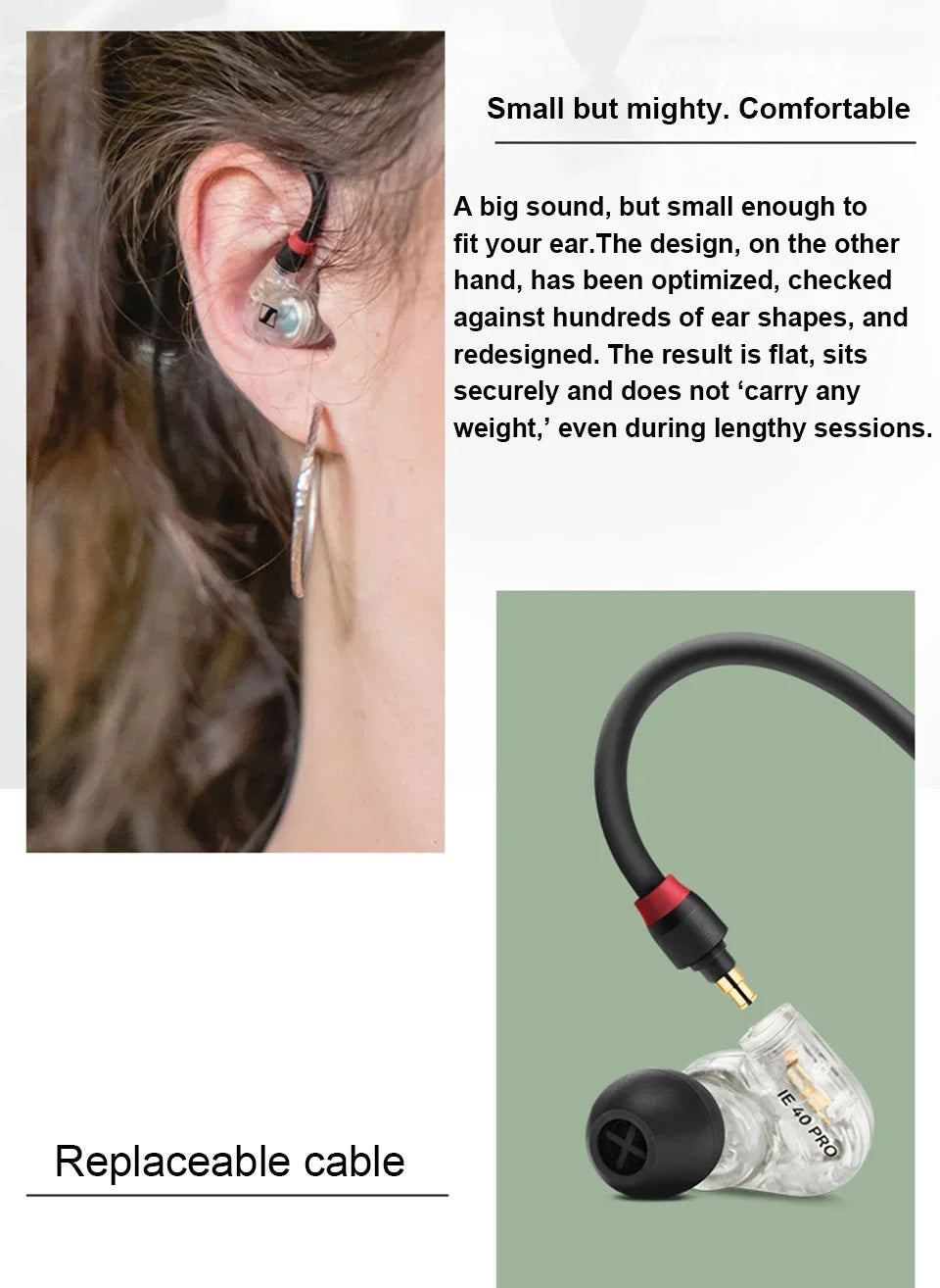 Sennheiser IE40 PRO Wired Sport Earphones — TechNova X