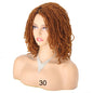 Perruque Synthétique Tressée pour Femme, Cheveux Courts, Bob, Noir, Blond, Rouge, Dreadlock, Déesse, Faux auxLocs, Bouclée, Twist, 10 Pouces