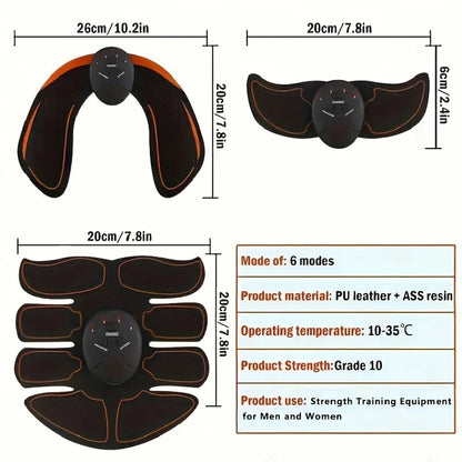EMS Professional Abdominal Stimulator — 6 Modes & 10 Levels Male & Female | TechNova X