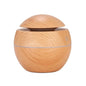 Humidificateur Design Bois USB 130ml — Diffuseur Arôme Ultrasonique, 200ml/h & Arrêt Auto