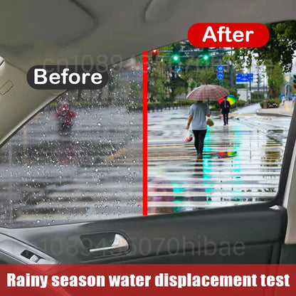 Spray d'eau Anti-pluie pour verre de voiture, revêtement Nano, Agent hydrophobe étanche, Film d'huile pour enlever l'agent de Film de verre automobile