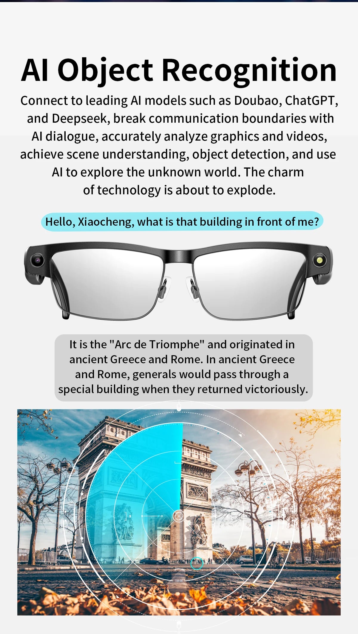 LIGE 800W HD Camera Smart Glasses 1200P HD Video Recording Chat Translation Voice Control Calling Sunglasses Color-Changing Lenses